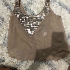 Sheer Bow Back top